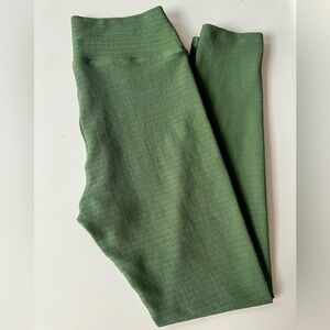 Green Knit Leggings